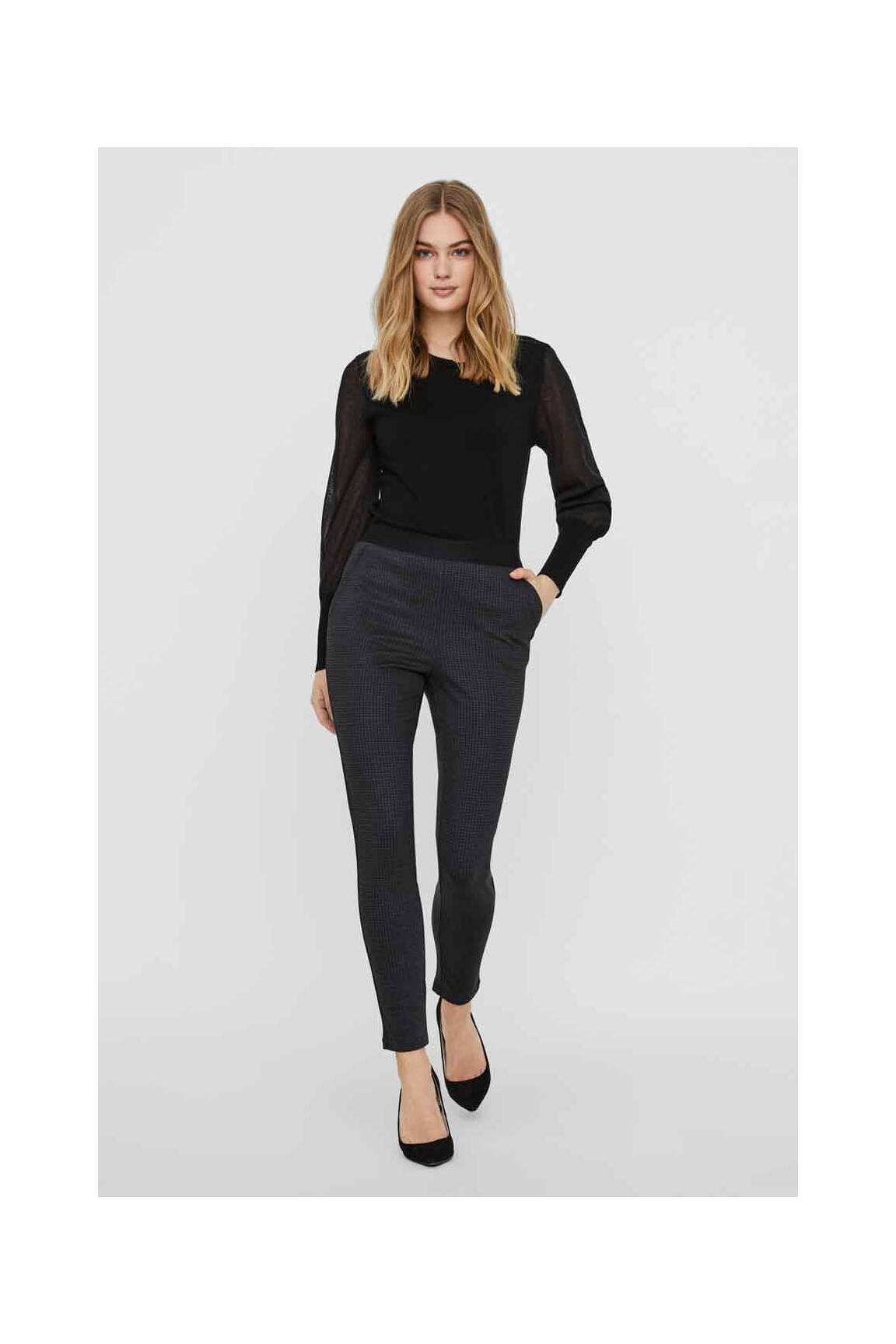 Chino kelnė rudas VERO MODA moteris