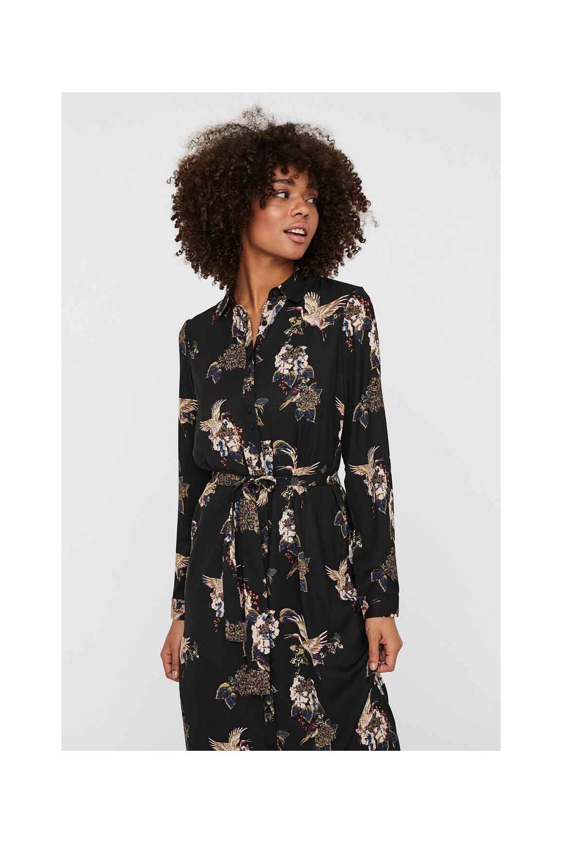 Platus kelnes juodas VERO MODA moteris