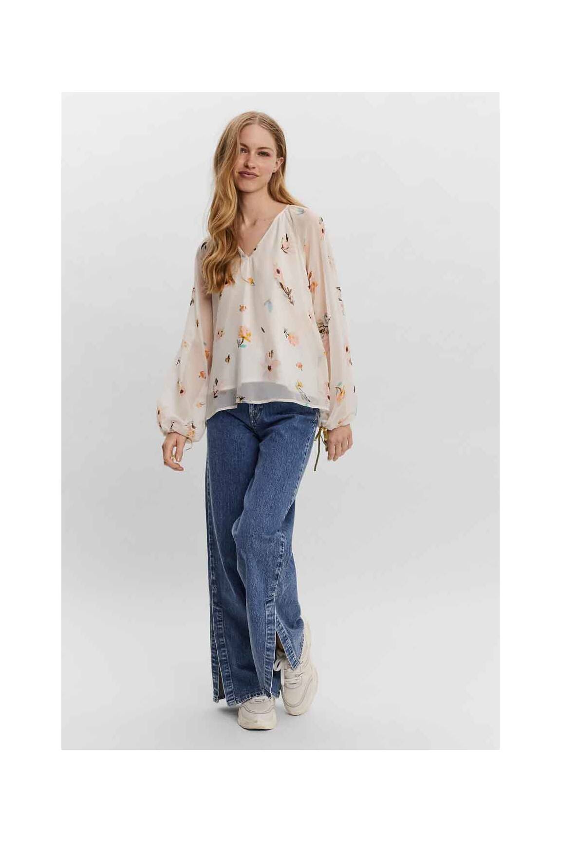 Bluzonai baltas VERO MODA moteris