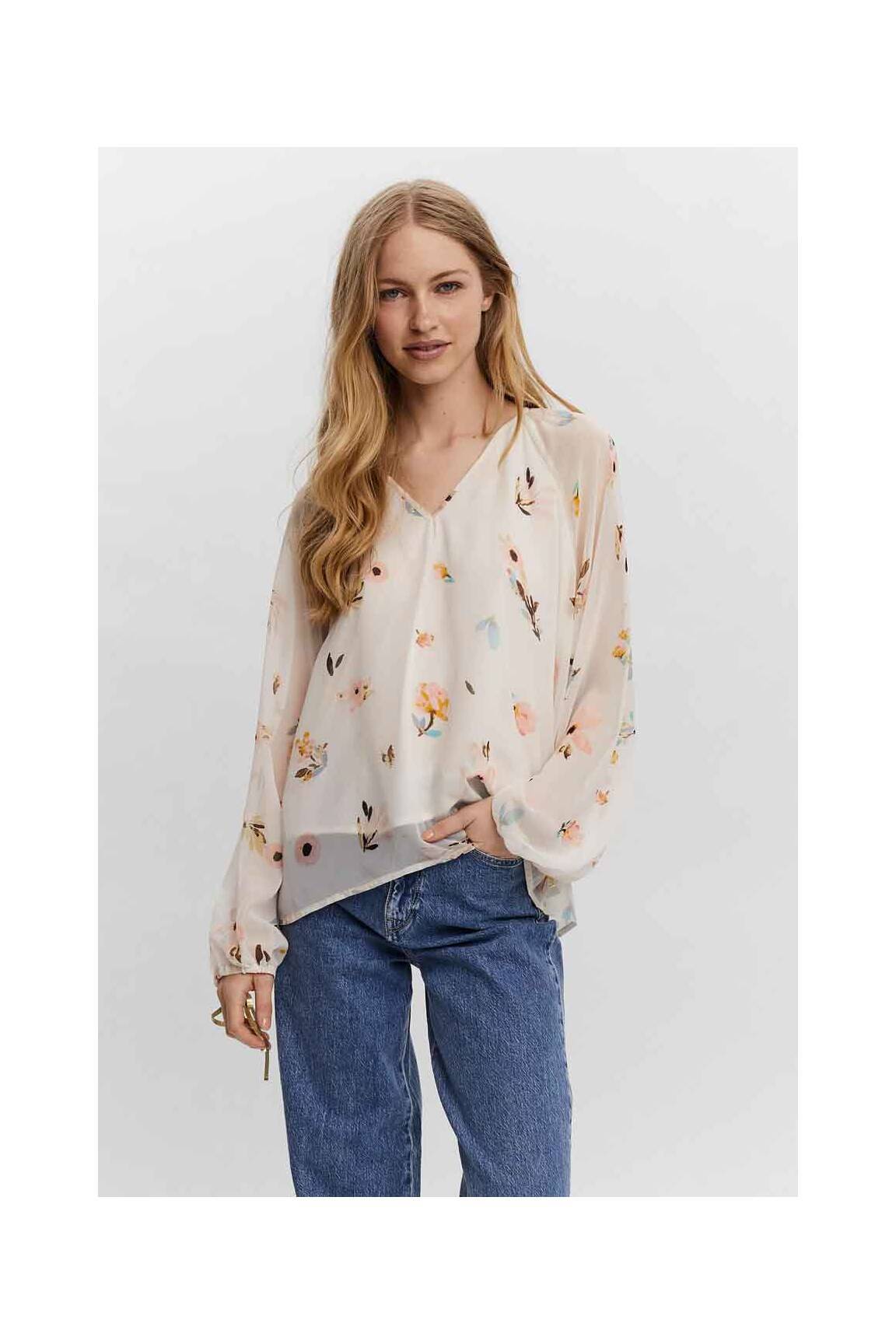 Bluzonai baltas VERO MODA moteris