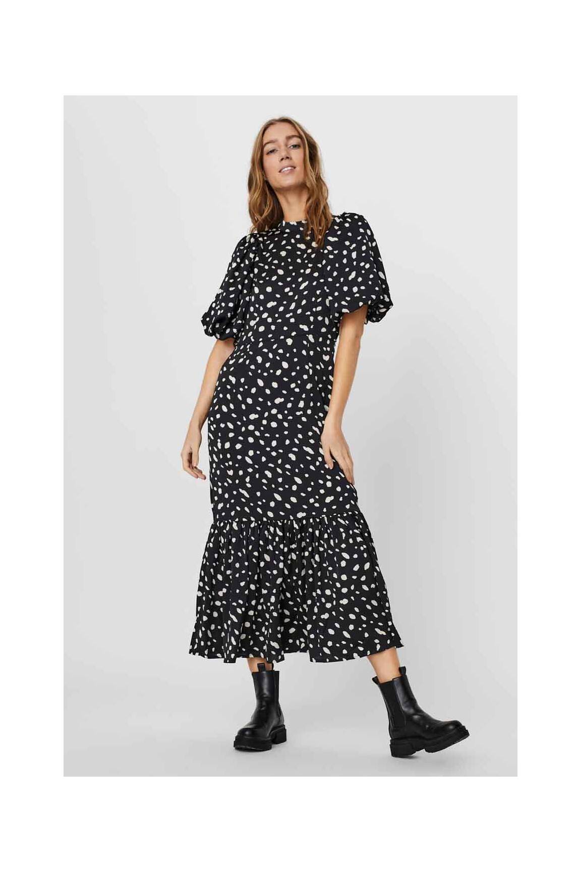 Ilga suknelė juodas VERO MODA moteris