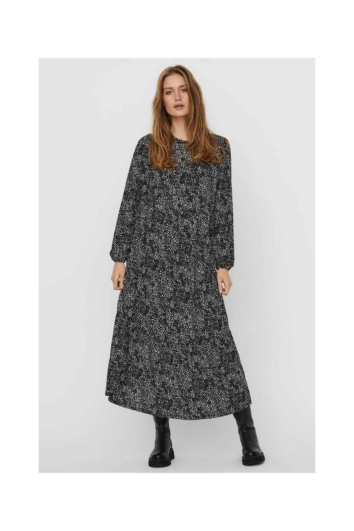 Ilga suknelė juodas VERO MODA moteris