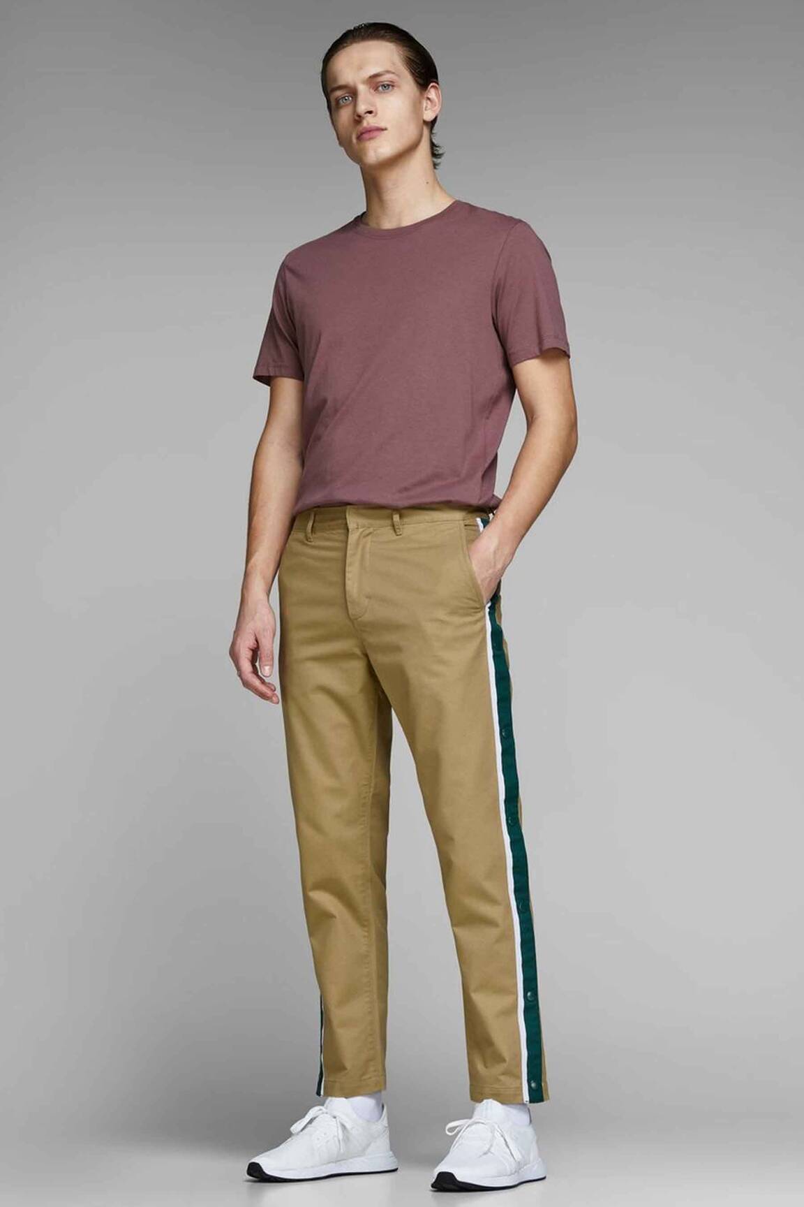 Chino kelnė raudona JACK & JONES vyras