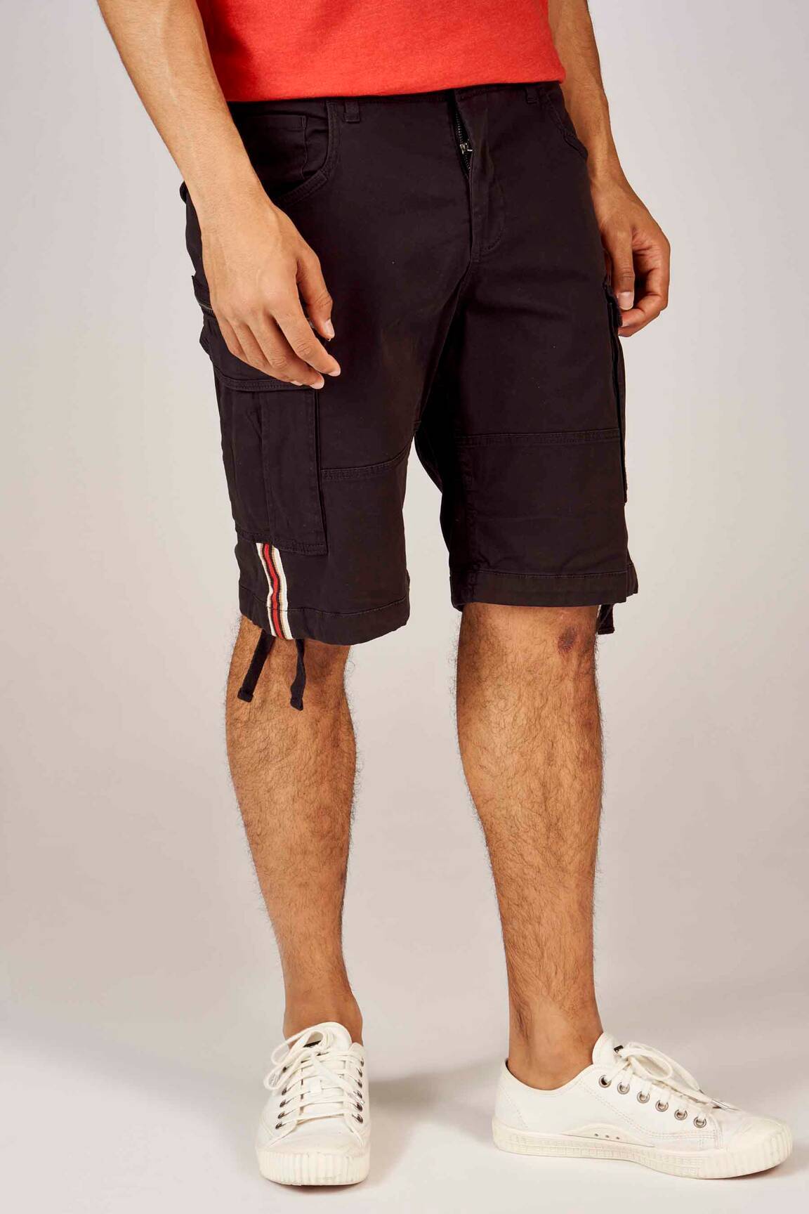 Bermudas juodas JACK & JONES vyras