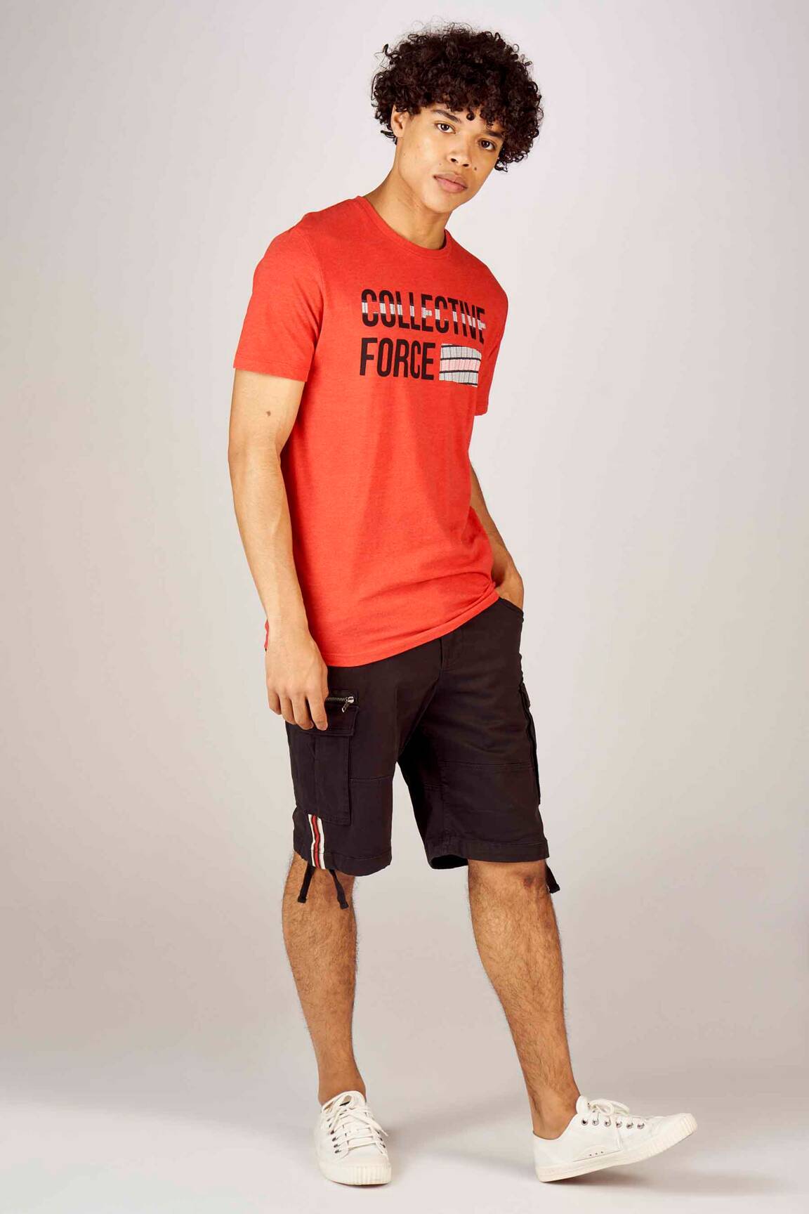 Bermudas juodas JACK & JONES vyras