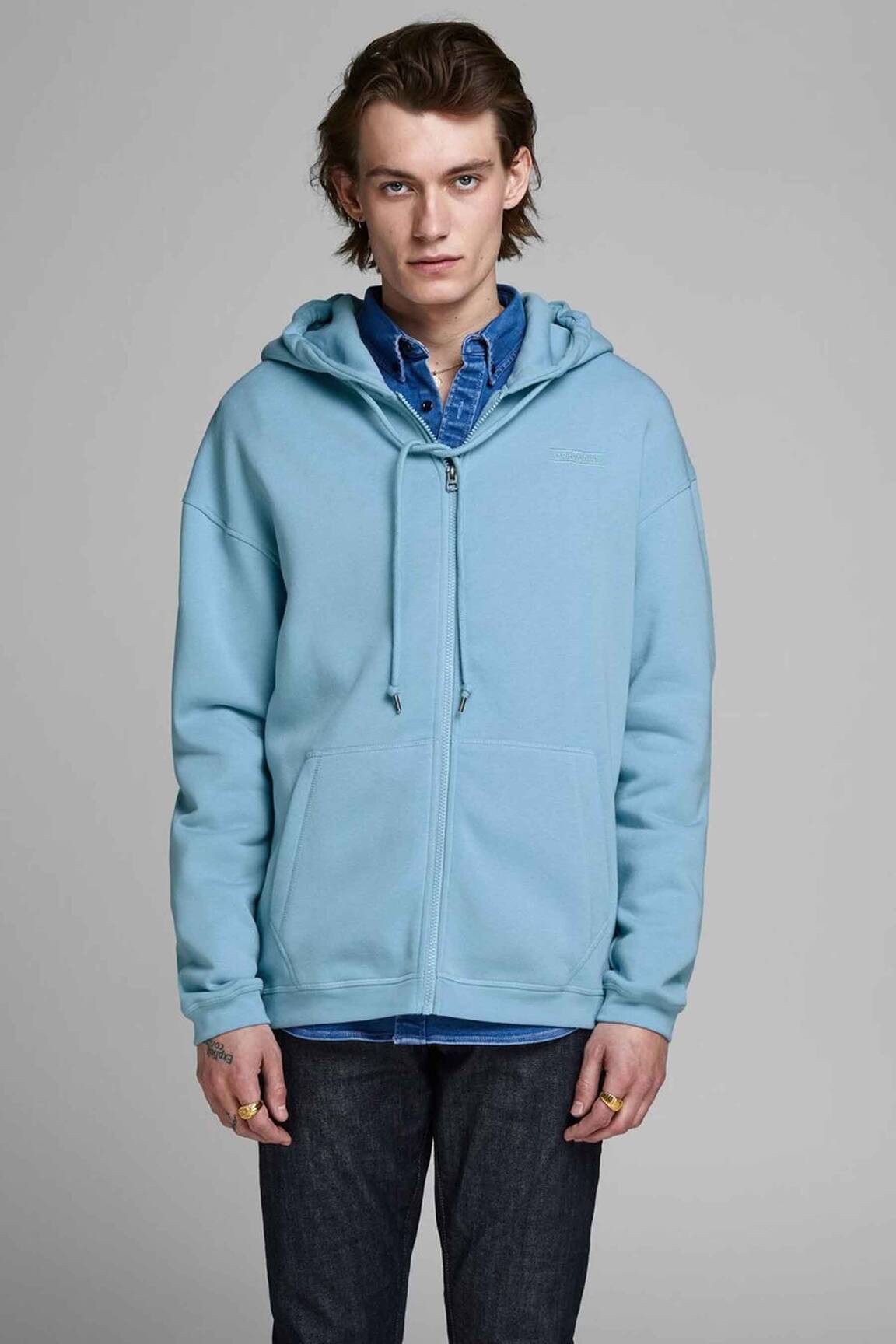Kasdienis švarkas mėlyna JACK & JONES vyras
