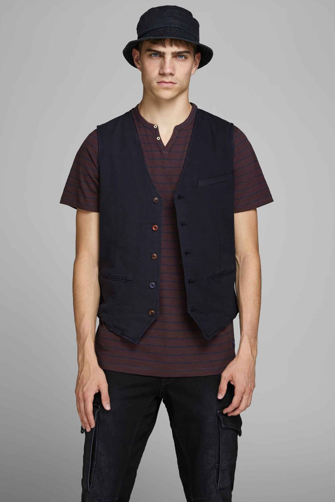 Be rankovių liemenė mėlyna JACK & JONES vyras