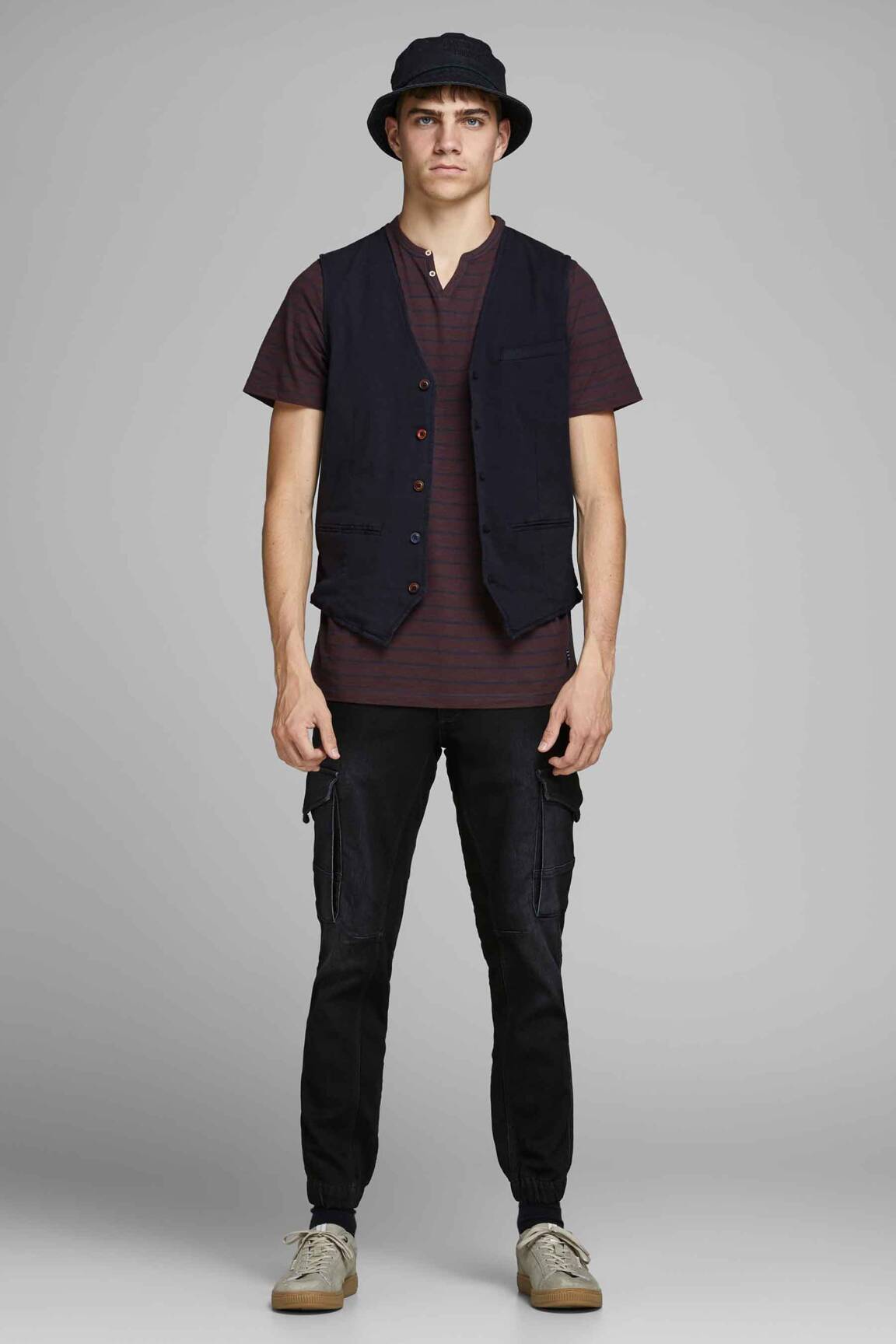 Be rankovių liemenė mėlyna JACK & JONES vyras
