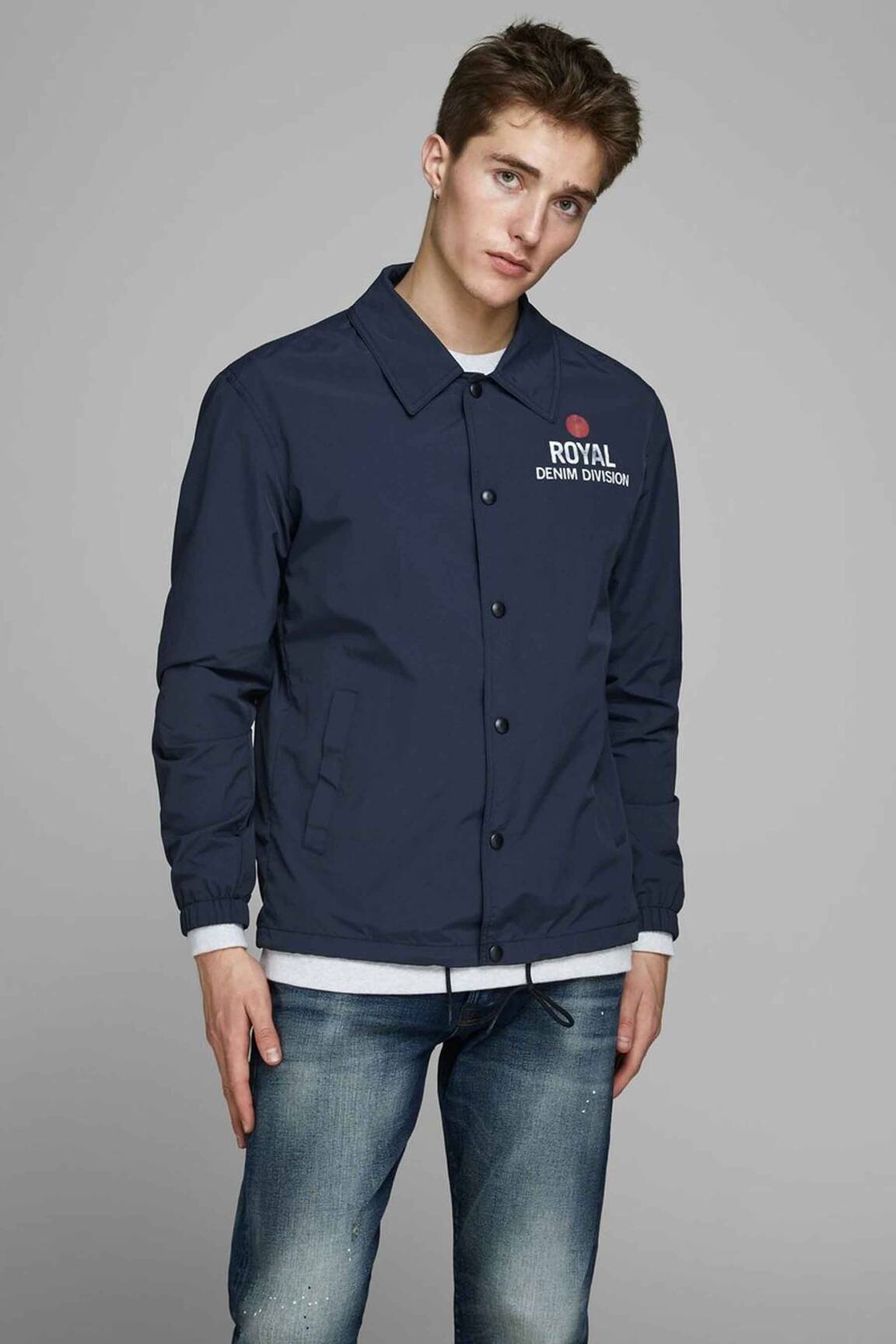 Vėjo nepraleidėjas mėlyna JACK & JONES vyras