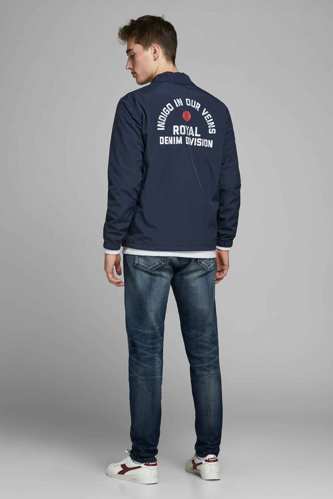 Vėjo nepraleidėjas mėlyna JACK & JONES vyras