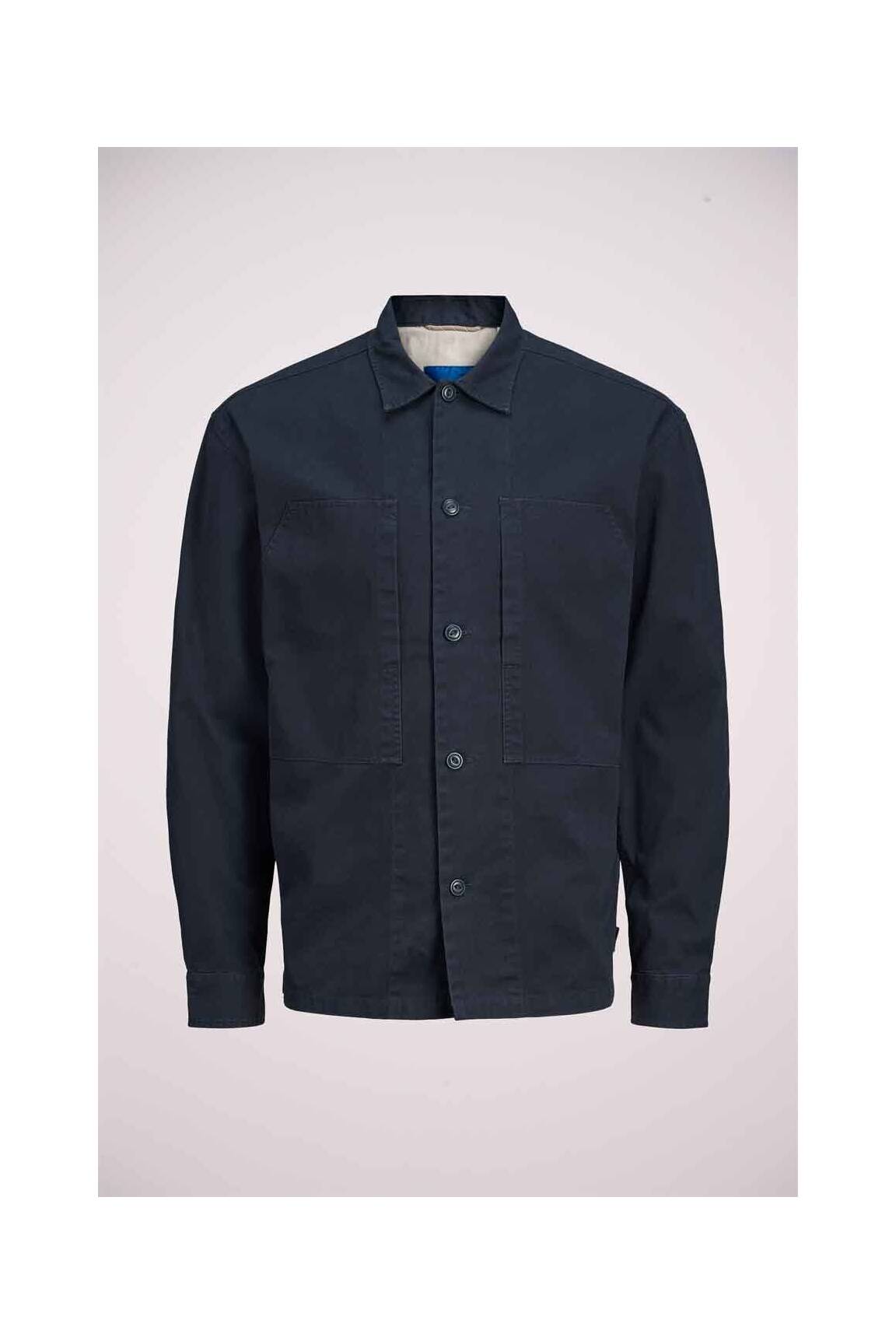 Ilgomis rankovėmis marškinys mėlyna JACK & JONES vyras