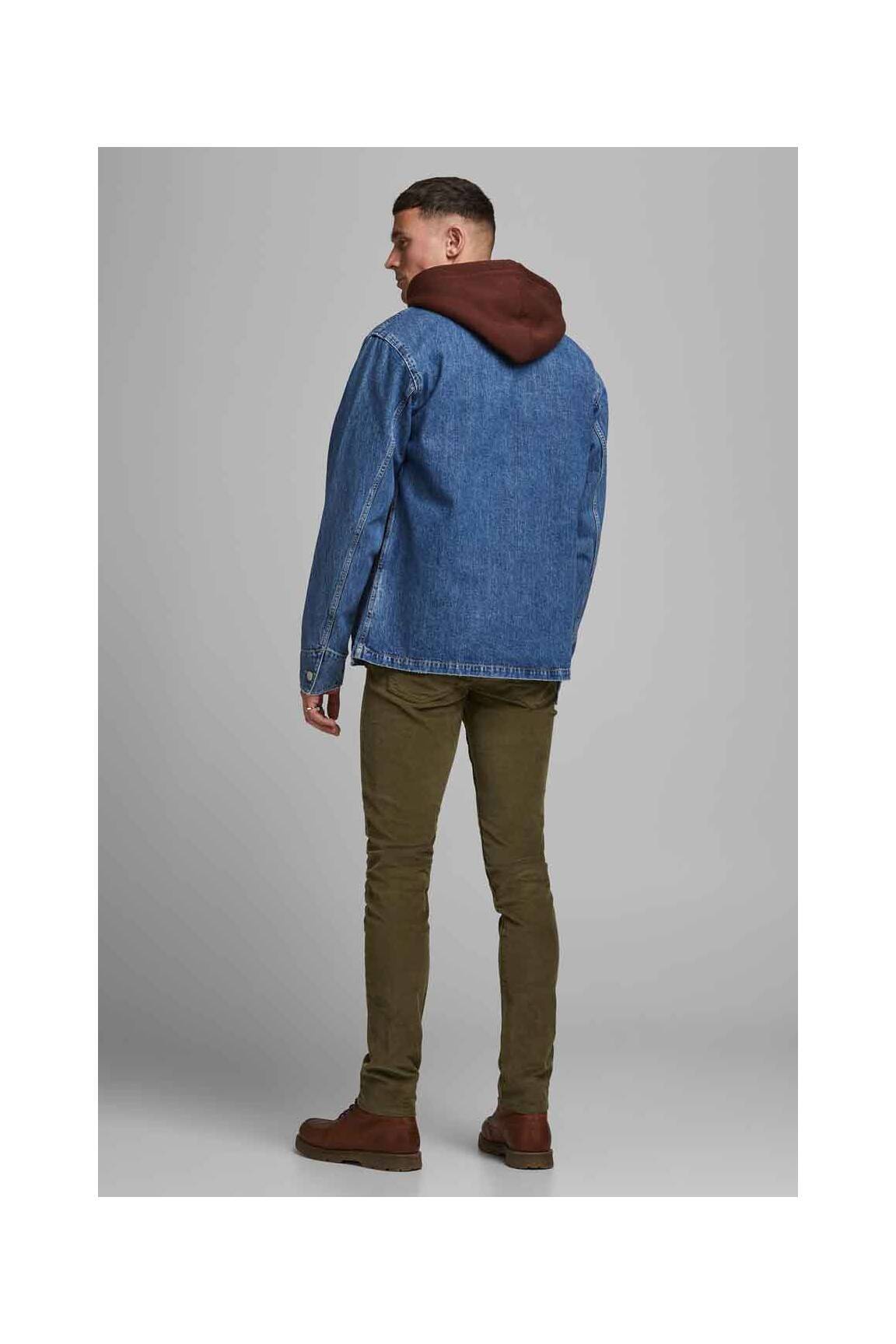 Lieknos kelnės rudas JACK & JONES vyras
