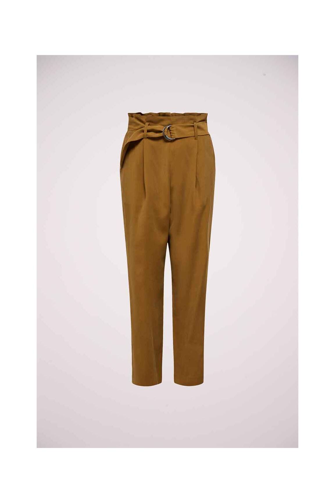 Chino kelnė rudas ONLY moteris