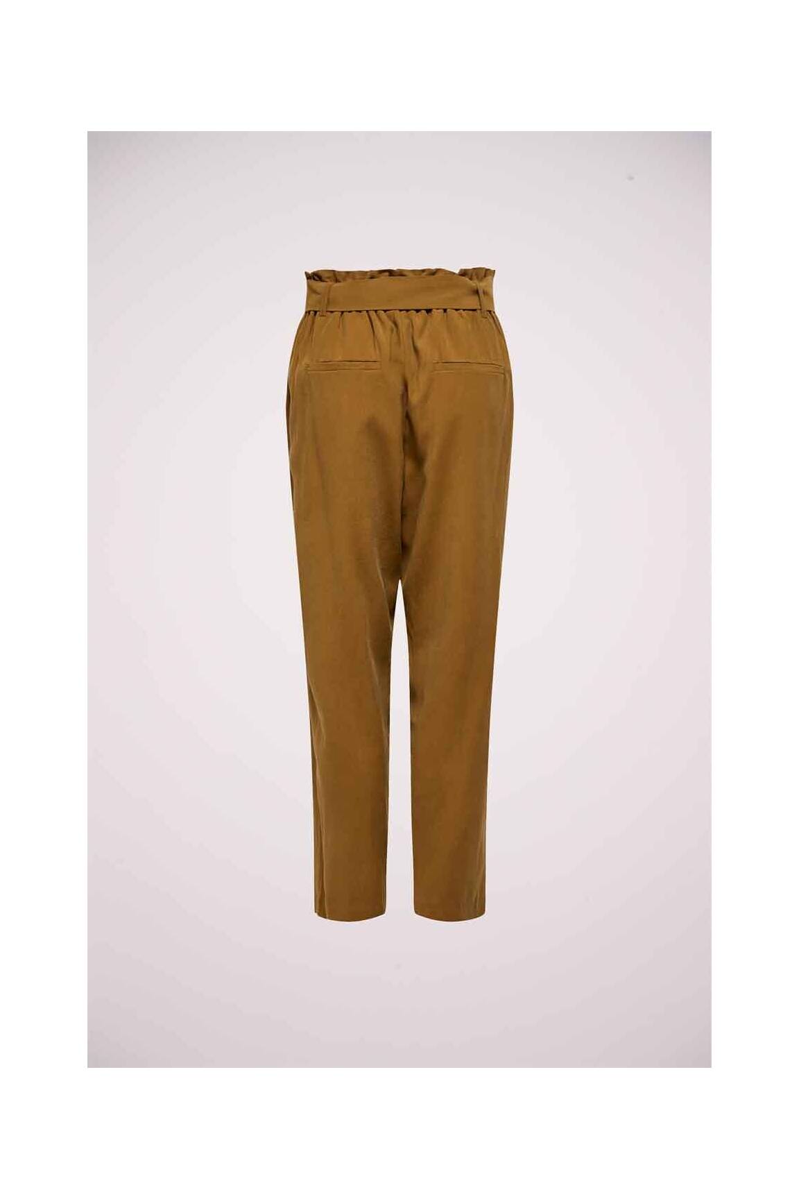 Chino kelnė rudas ONLY moteris