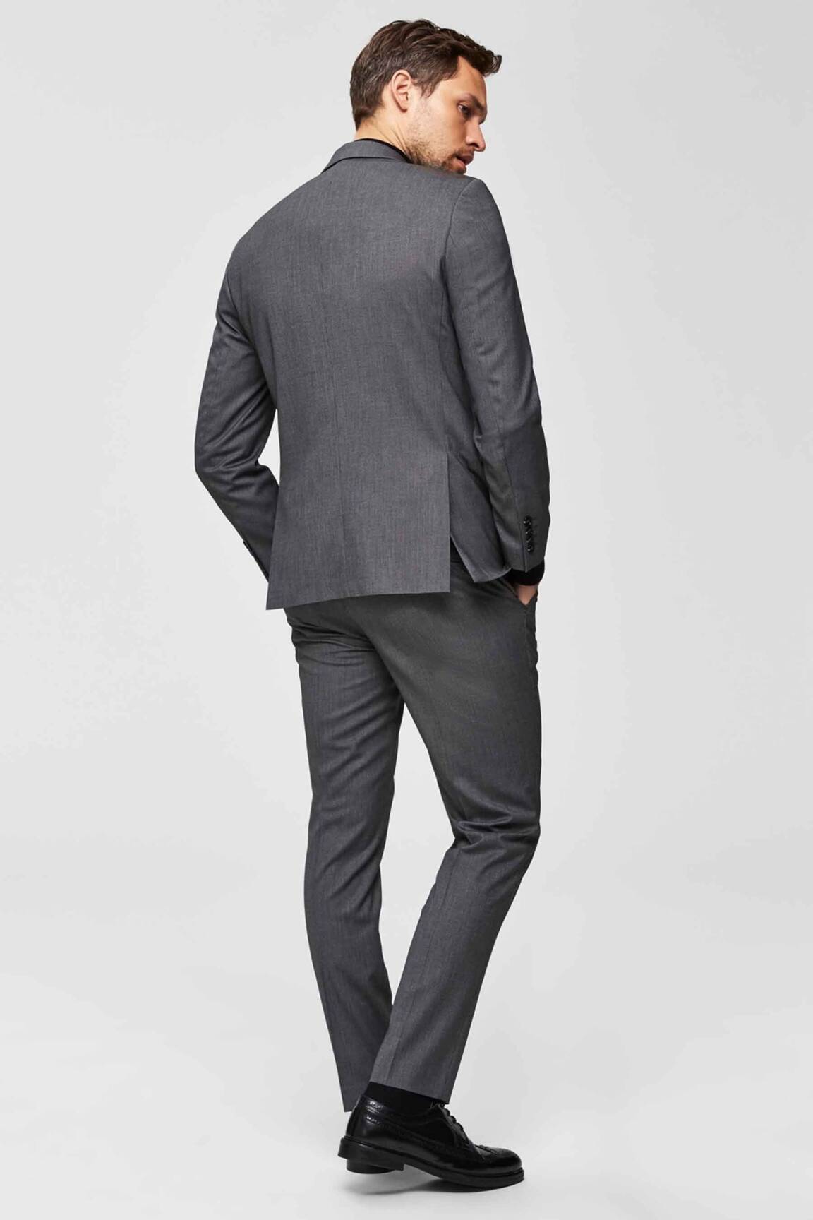 Chino kelnė pilka SELECTED vyras
