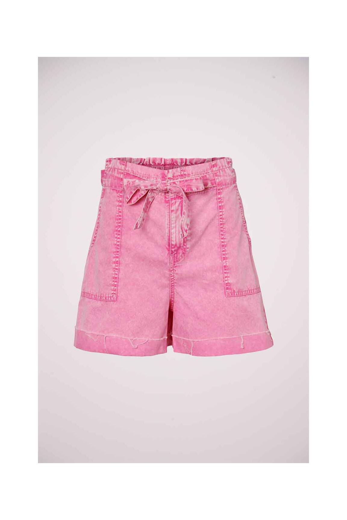 Bermudas rožinė NOISY MAY moteris