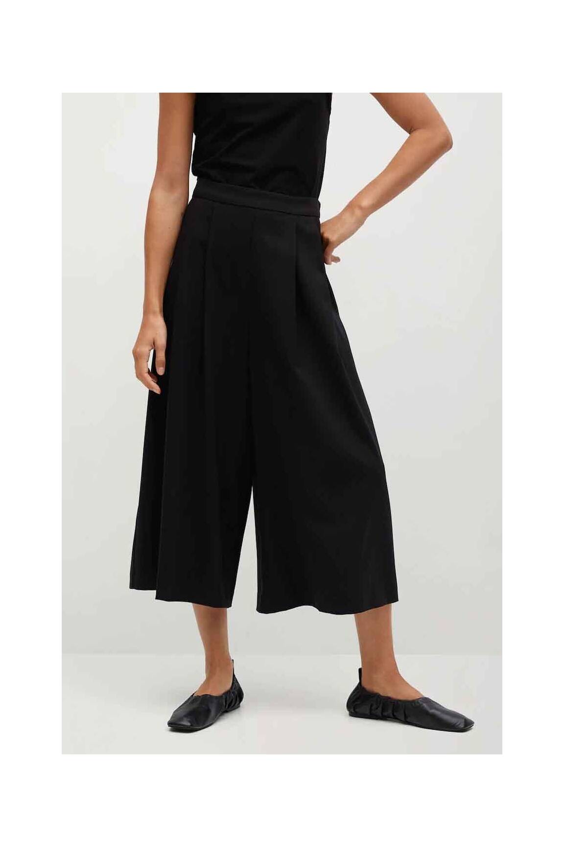 Chino kelnė juodas MANGO moteris