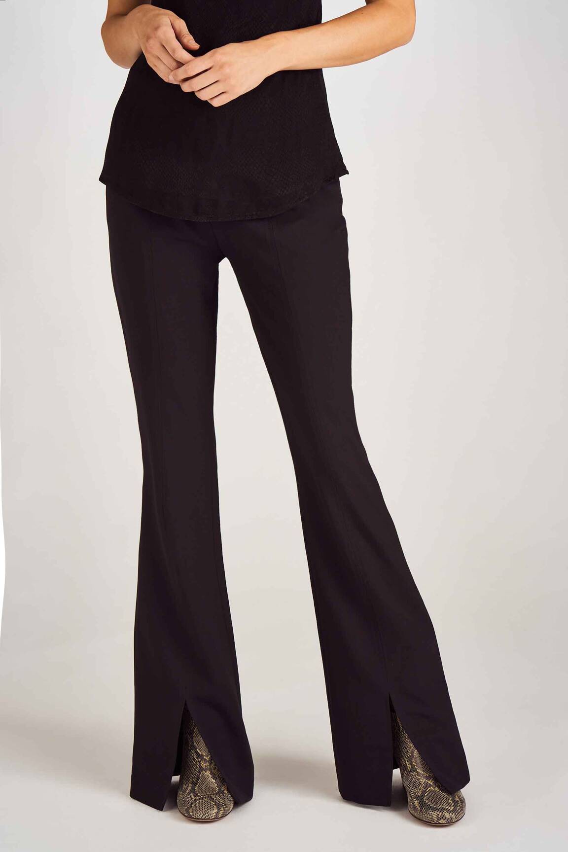 Chino kelnė juodas ASTRID BLACK LABEL moteris