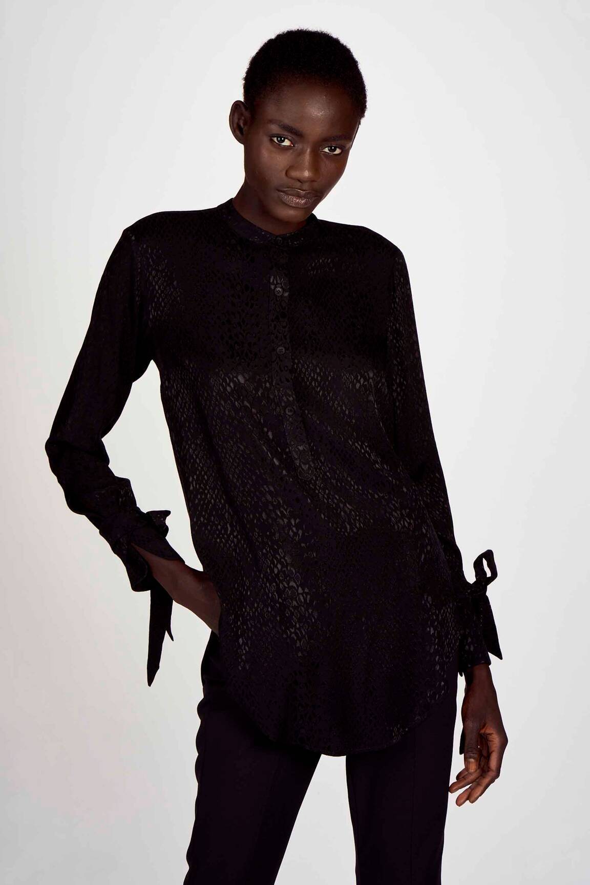Bluzonai juodas ASTRID BLACK LABEL moteris