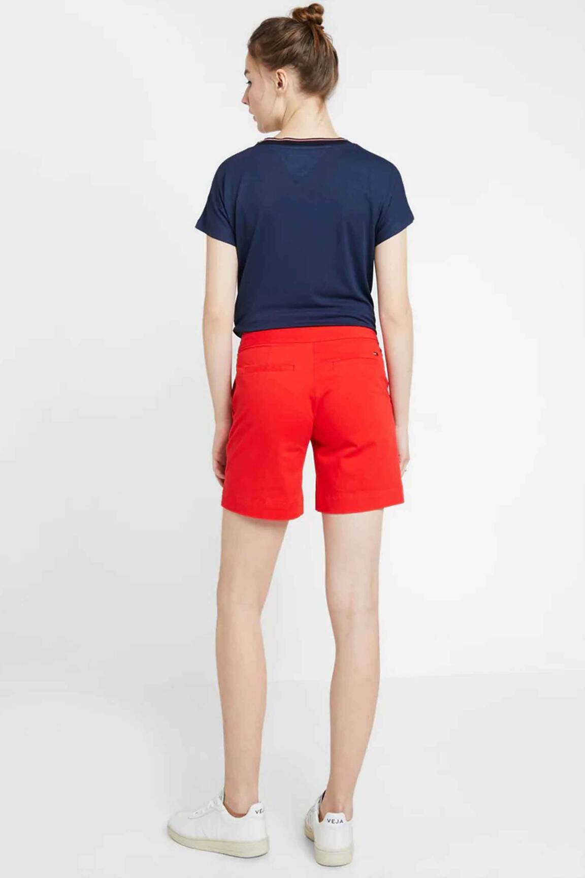 Šortas raudona TOMMY HILFIGER moteris