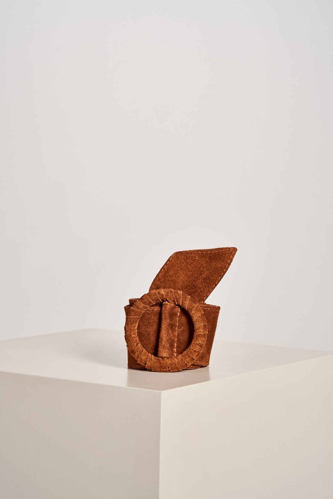 Diržas rudas DEUX. BY ELINE DE MUNCK moteris