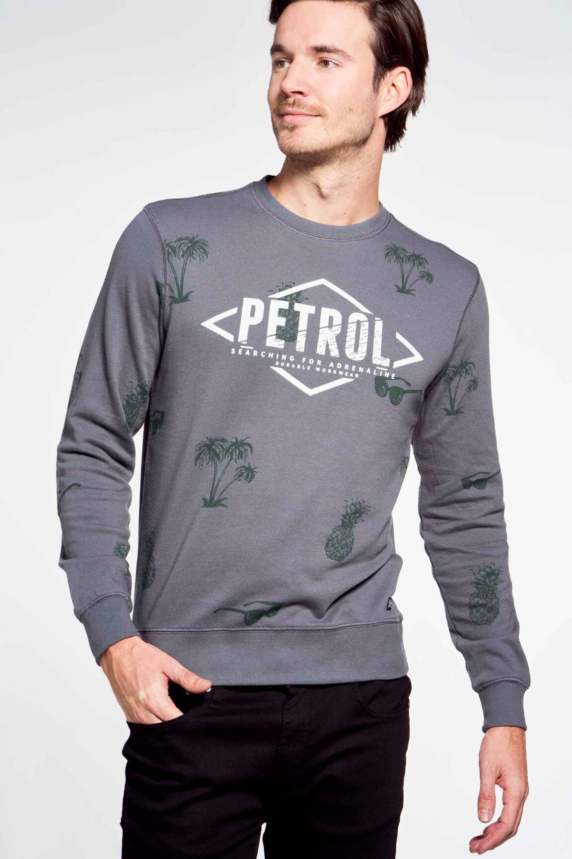 Mikroskopas pilka PETROL INDUSTRIES vyras