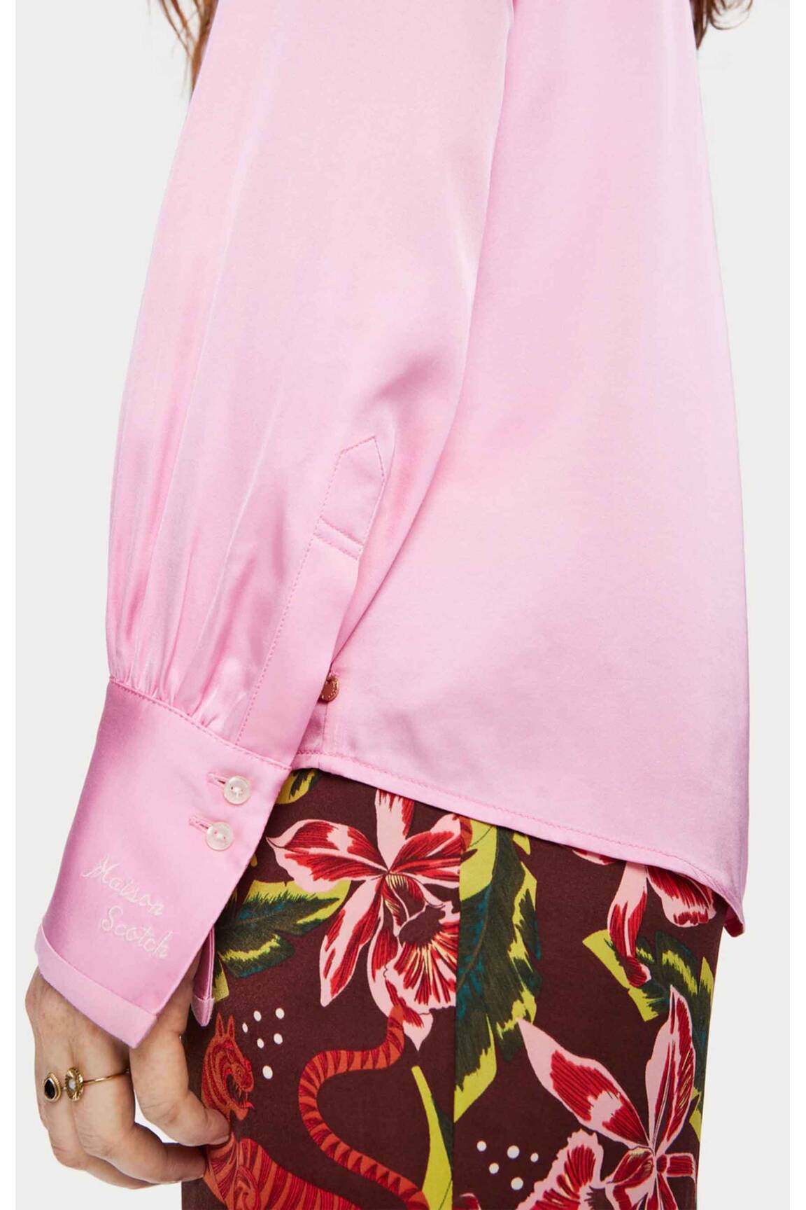 Moteriškas marškinys rožinė SCOTCH & SODA moteris