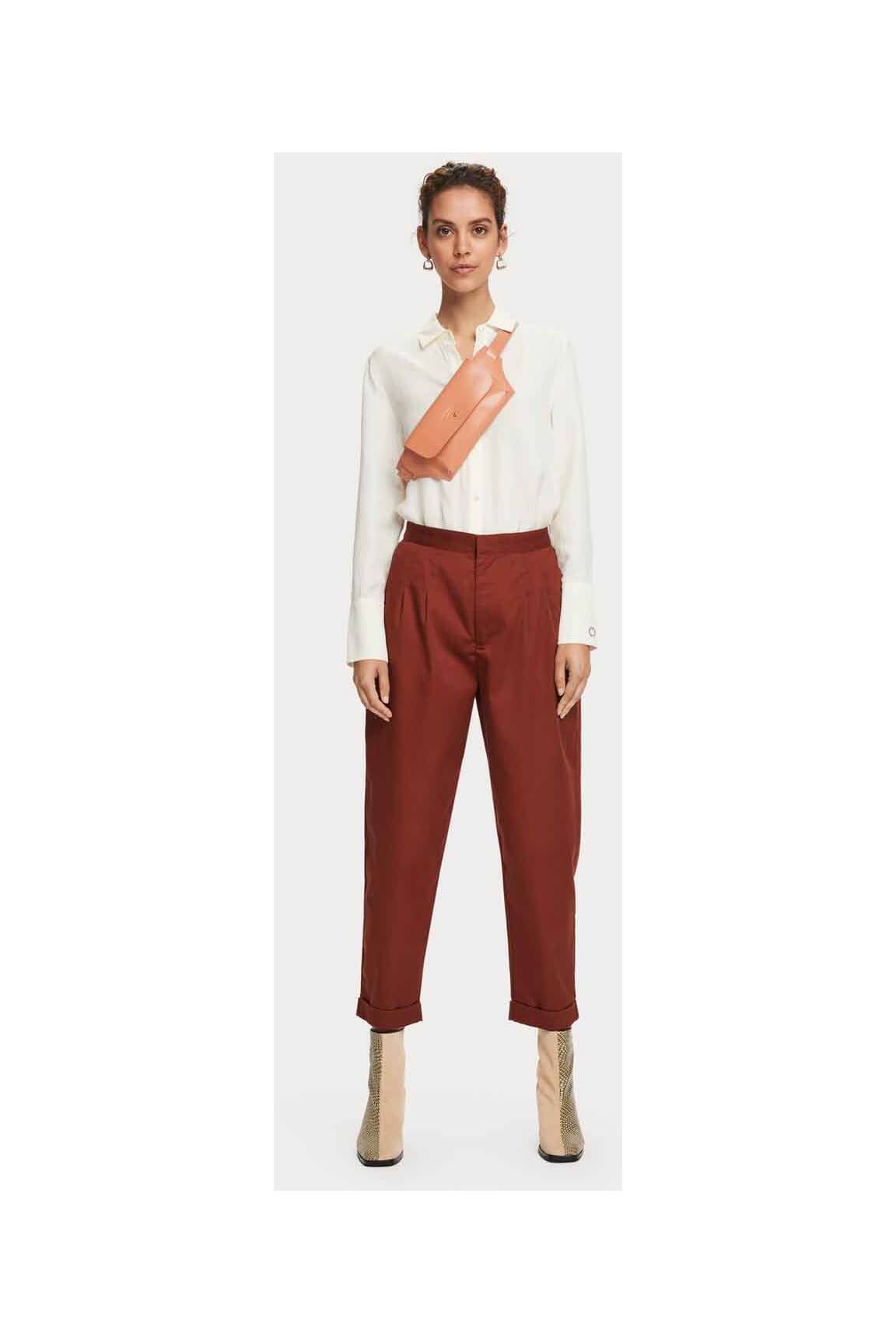 Chino kelnė rudas SCOTCH & SODA moteris