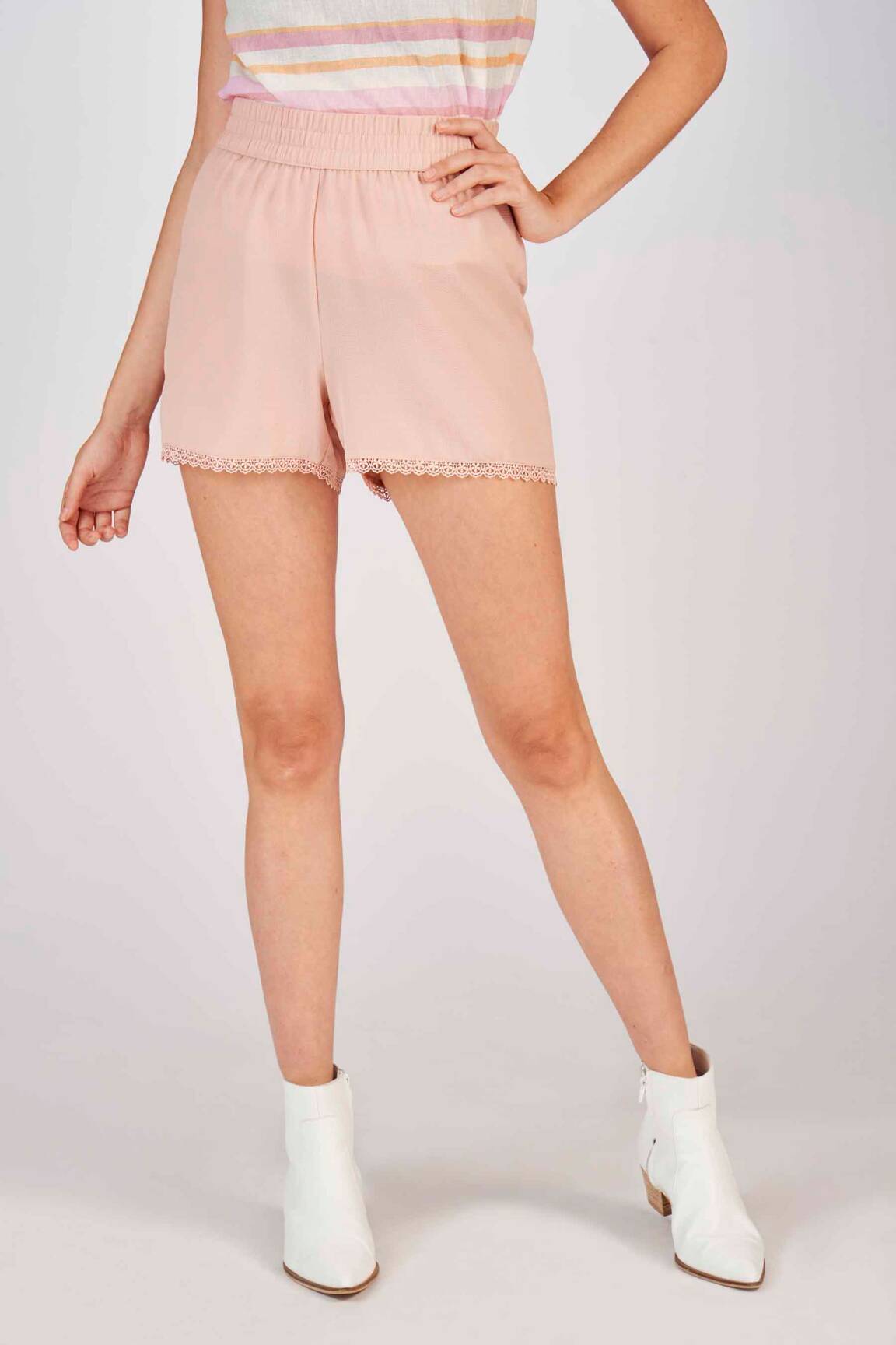 Šortas rožinė VERO MODA moteris