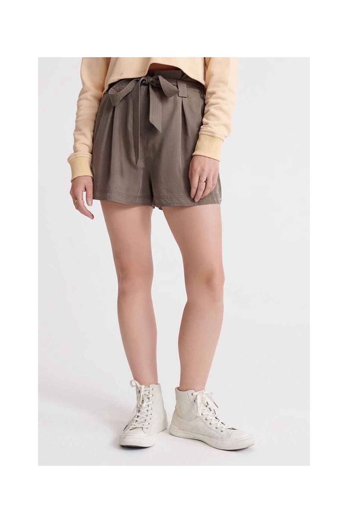 Šortas žalias SUPERDRY moteris