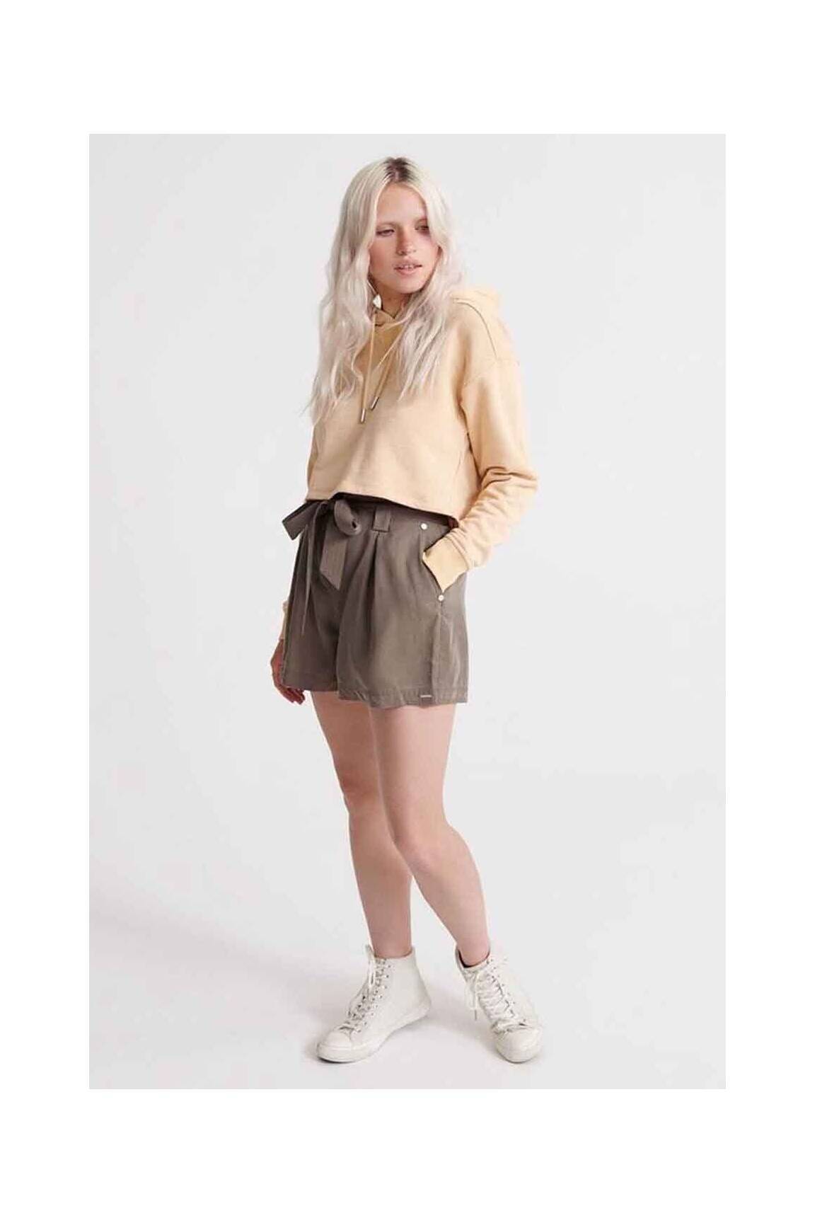 Šortas žalias SUPERDRY moteris