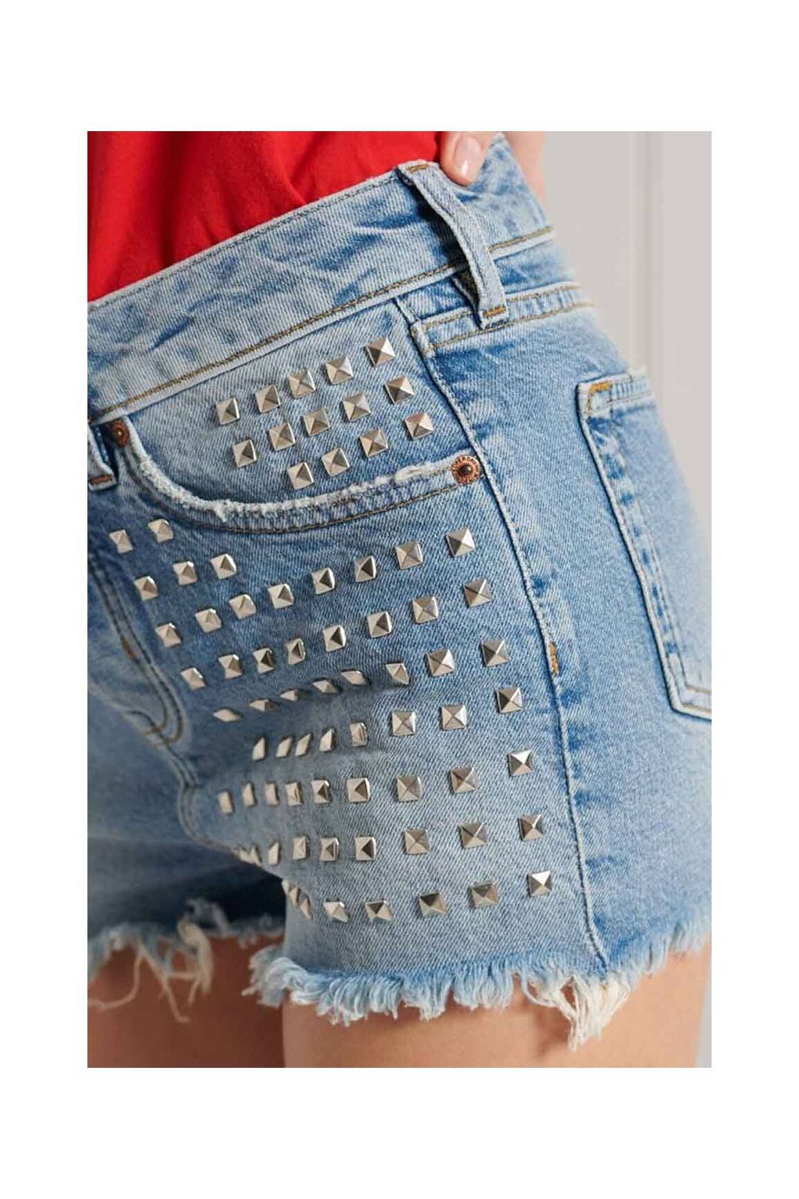 Šortas baltas SUPERDRY moteris