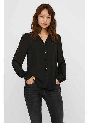 Moteriškas marškinys juodas VERO MODA moteris