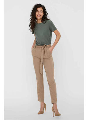 Lieknos kelnės rudas VERO MODA moteris