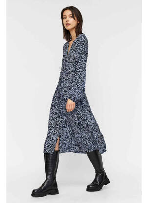 Pusilgių suknelė juodas VERO MODA moteris