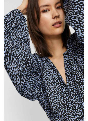 Pusilgių suknelė juodas VERO MODA moteris