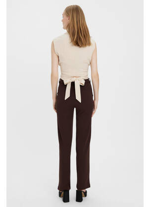 Chino kelnė rudas VERO MODA moteris