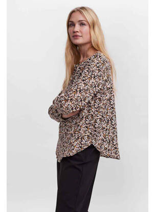 Moteriškas marškinys mėlyna VERO MODA moteris
