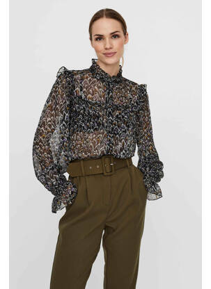 Moteriškas marškinys juodas VERO MODA moteris