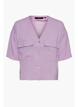 Moteriškas marškinys violetinis VERO MODA moteris