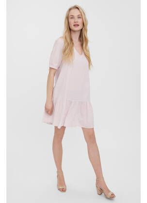 Trumpa suknelė rožinė VERO MODA moteris