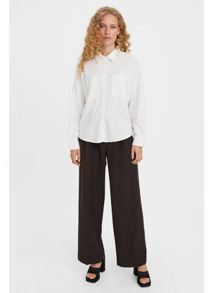 Chino kelnė rudas VERO MODA moteris