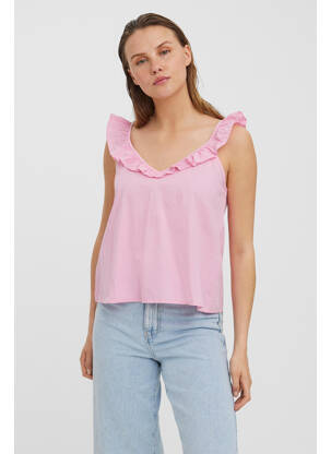 Moteriškas marškinys rožinė VERO MODA moteris