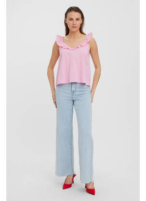 Moteriškas marškinys rožinė VERO MODA moteris