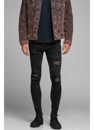 Lieknos džinsai juodas JACK & JONES vyras