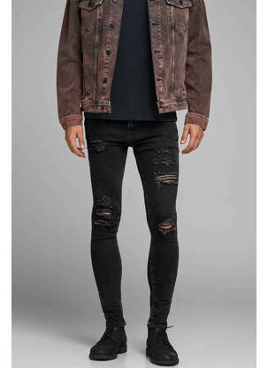 Lieknos džinsai juodas JACK & JONES vyras
