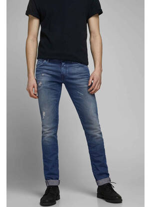 Lieknos džinsai mėlyna JACK & JONES vyras
