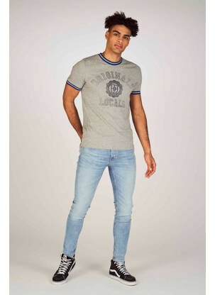 Lieknos džinsai mėlyna JACK & JONES vyras