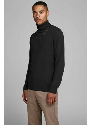 Megztinis su aukštu kaklu juodas JACK & JONES vyras