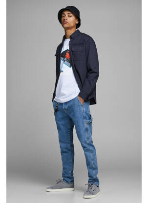 Ilgomis rankovėmis marškinys pilka JACK & JONES vyras